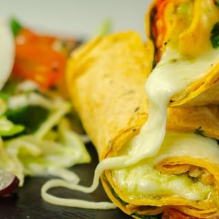 Mom's Chicken Pesto Breakfast Burrito