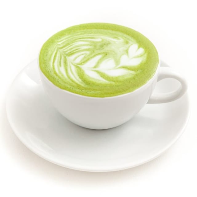 Hot Green Tea Matcha Latte.
