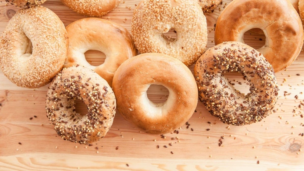 Bagel with Cream Cheese (New Yorker Bagels).