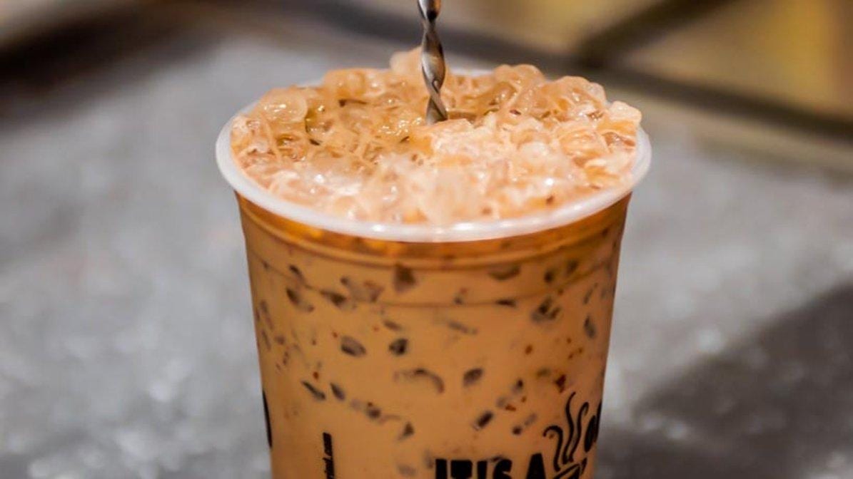 Iced White Chocolate Mocha.