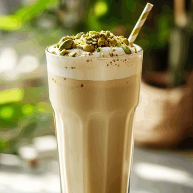 Iced Pistachio Latte.