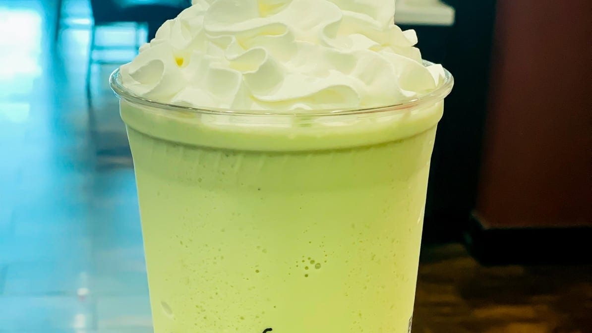 Hot Green Tea Matcha Latte.