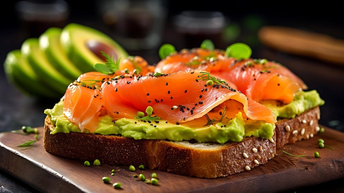 Smoked Salmon Avocado Toast.