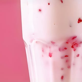 Iced Pistachio Rose Latte